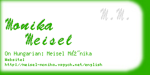 monika meisel business card